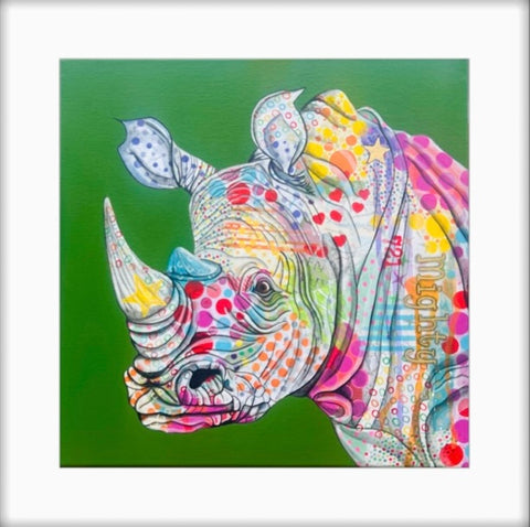 Mighty Rhino Limited edition print