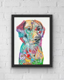Golden Retriever Dog Art