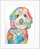 Cavapoo / Cockerpoo Dog Art