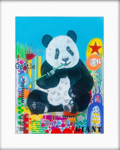 Giant Panda Lost in the city Limited edition print