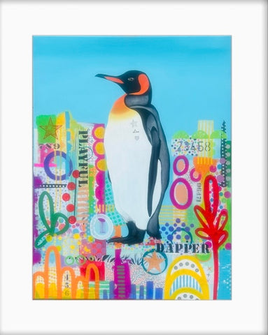 King Penguin Lost in the city Limited edition print