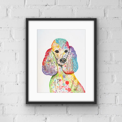 Poodle Dog Art