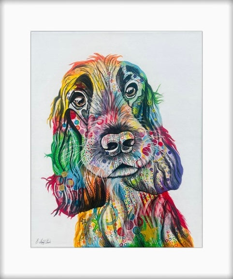 Spaniel Limited edition print – Bev Hampshire Art and Design