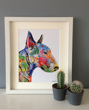 Bull Terrier Dog Art