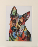 German Shepherd  Dog Art