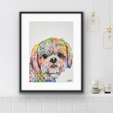 Shih Tzu Dog Art