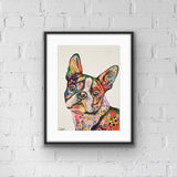 Boston Terrier Dog Art Print, from Tallulah Blue Design.