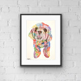 Cockapoo dog print from Tallulah Blue Design
