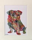 Jack Russell Dog Art