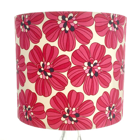 Pink Flower Lampshade