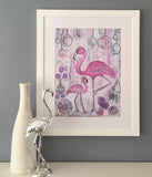 The Flamingo Girls Art