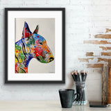 Bull Terrier Dog Art