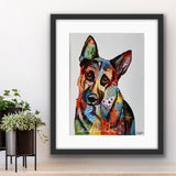 German Shepherd  Dog Art