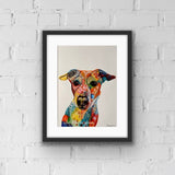 Jack Russell Short Hair Dog Art