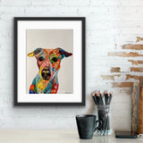 Jack Russell Short Hair Dog Art