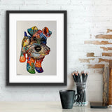 Schnauzer Dog Art