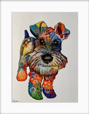 Schnauzer Dog Art
