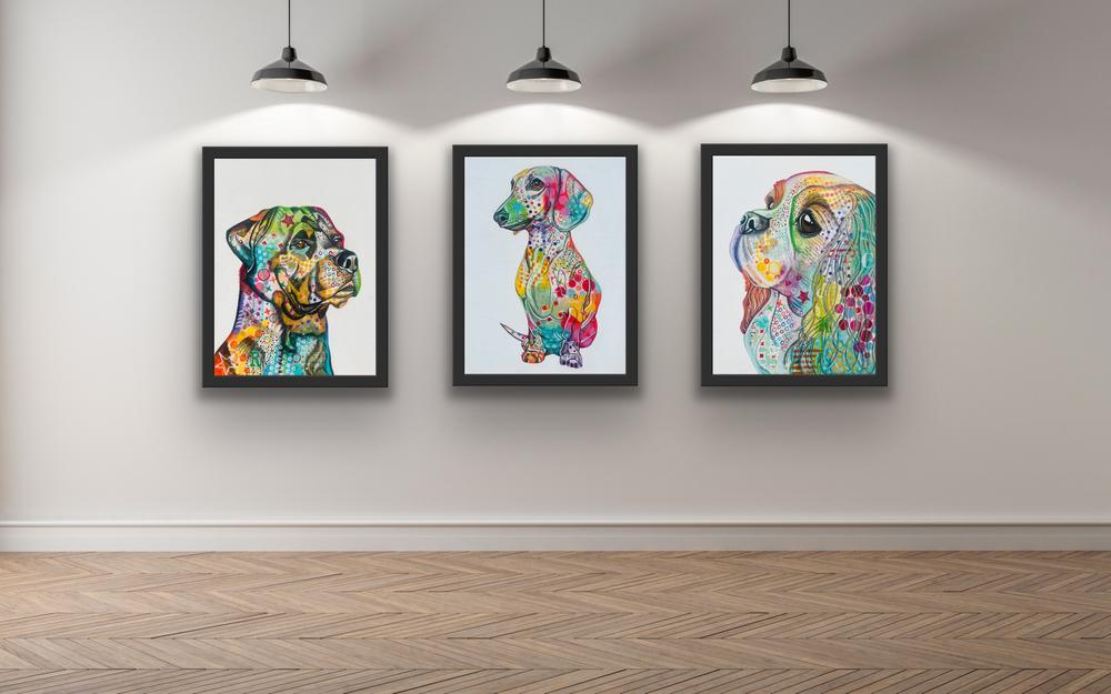 Tallulah Blue Design Lampshades